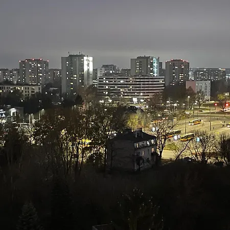 Apartman Superior Bukowinska, Studio, Pool & Gym! Metro Wilanowska, Garage Parking! 24h Reception! Varsó