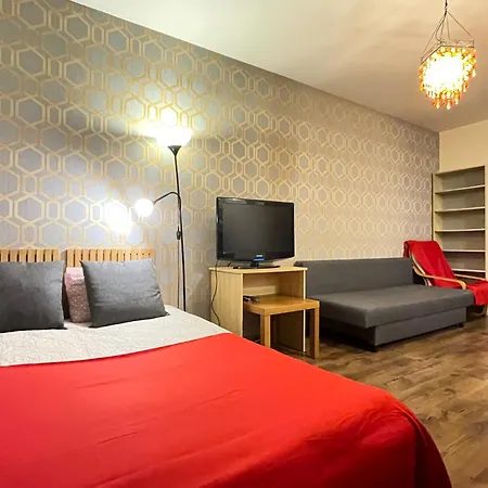 Superior Bukowinska, Studio, Pool & Gym! Metro Wilanowska, Garage Parking! 24h Reception! Apartment Warsaw