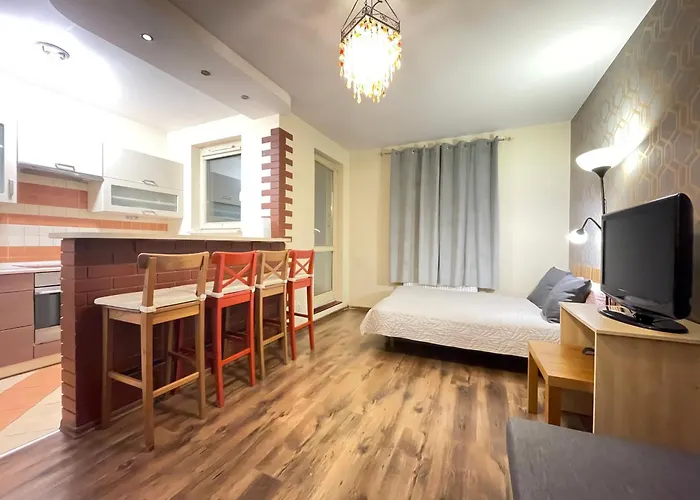 Superior Bukowinska, Studio, Pool & Gym! Metro Wilanowska, Garage Parking! 24h Reception! Apartman *